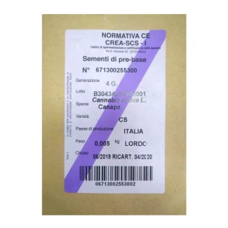 SEEDS OF HEMP VARIETY CS CE | 0,5 Kg