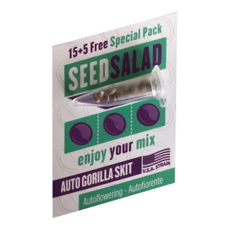 SEX03815PIP - SEEDSALAD - AUTO GORILLA SKIT FEM (USA STRAIN) | 15+5 SEMILLAS GRATIS