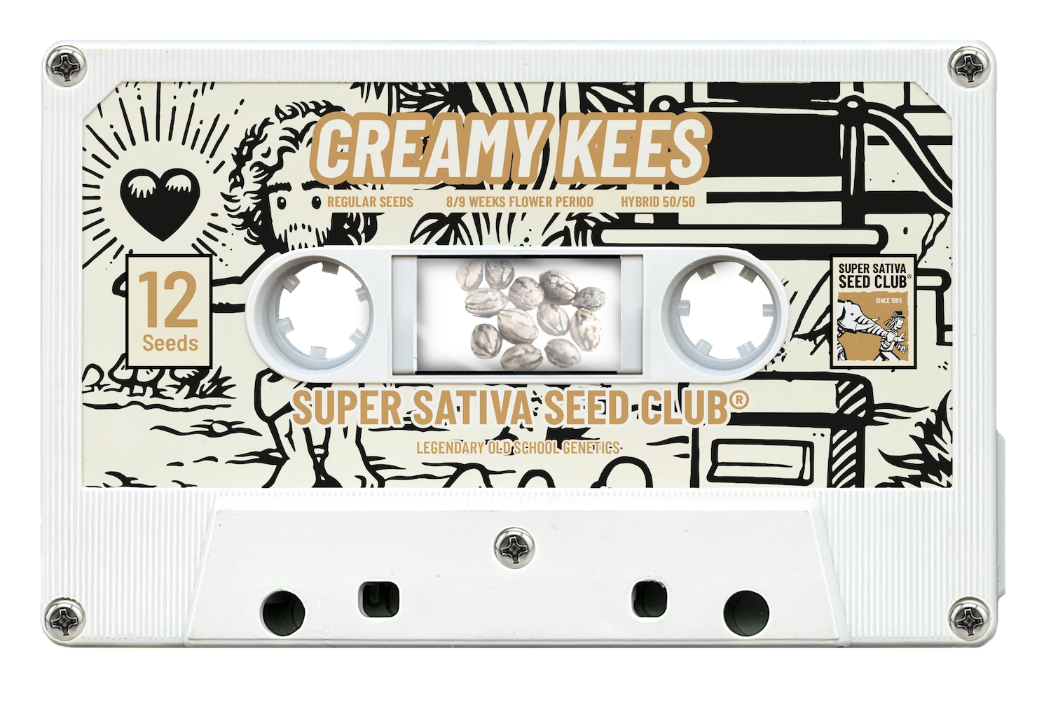 SSSC081201 - SUPER SATIVA SEED CLUB - CREAMY KEES REG | 12 SEMI
