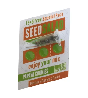 SEEDSALAD - PAPAYA COOKIES FEM (USA STRAIN) | 15+5 SEMI GRATIS